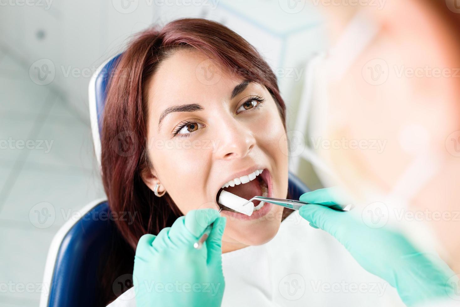 Preparing Patient For Dental Treatment 14230348 Stock Photo at Vecteezy