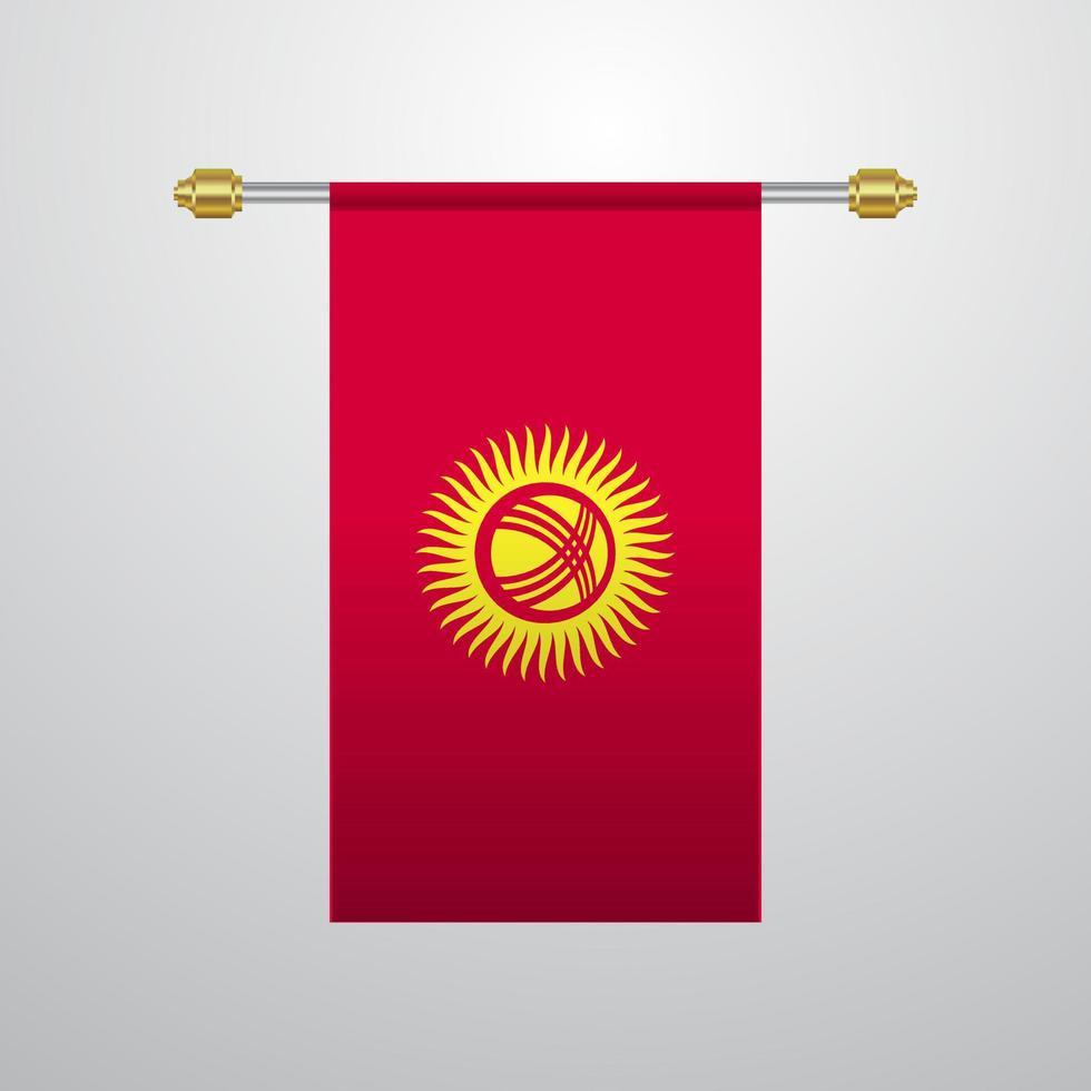 Ladonia hanging Flag vector