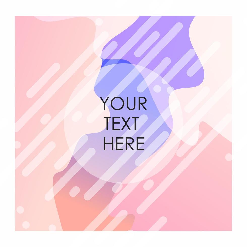 Colorful background with typography vector