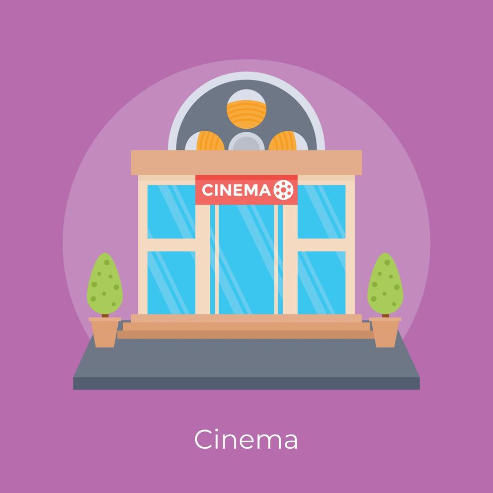 conceptos de cine de moda vector