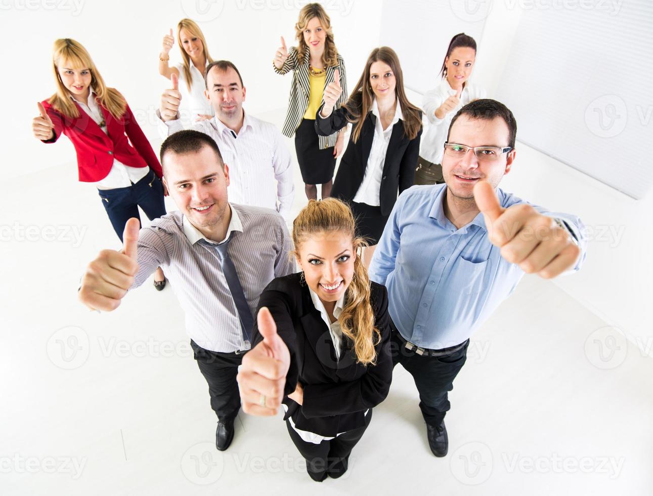Business team Showing Thumbs Up photo