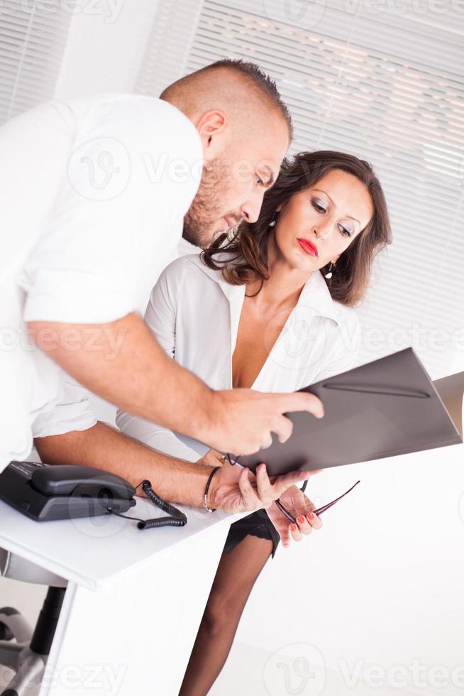 Business People Considering About A Job photo