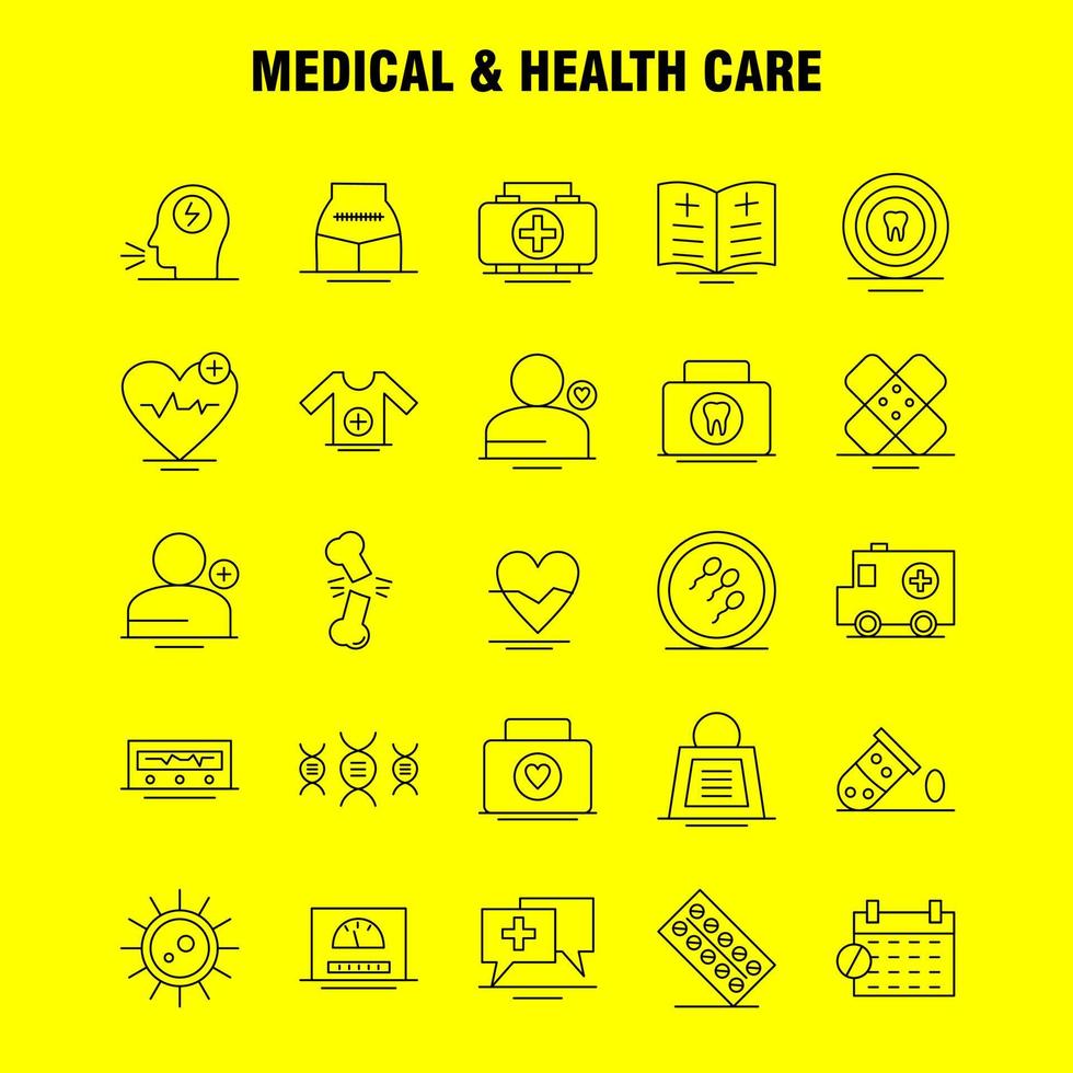 Medical And Health Care Line Icon for Web Print and Mobile UXUI Kit Such as Hospital Medical Chatting Health Bandage Health Medical Hospital Pictogram Pack Vector