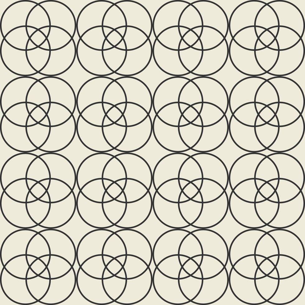 Seamless vector geometric pattern. Retro print for fabric cover background