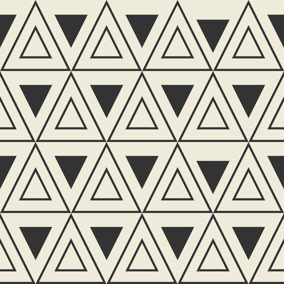 Seamless vector geometric pattern. Retro print for fabric cover background