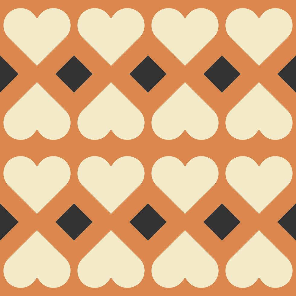 Retro vintage seamless vector geometric pattern. 70s retro print for fabric cover background
