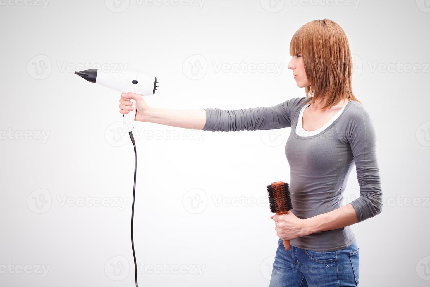 Armed Hairdresser view photo