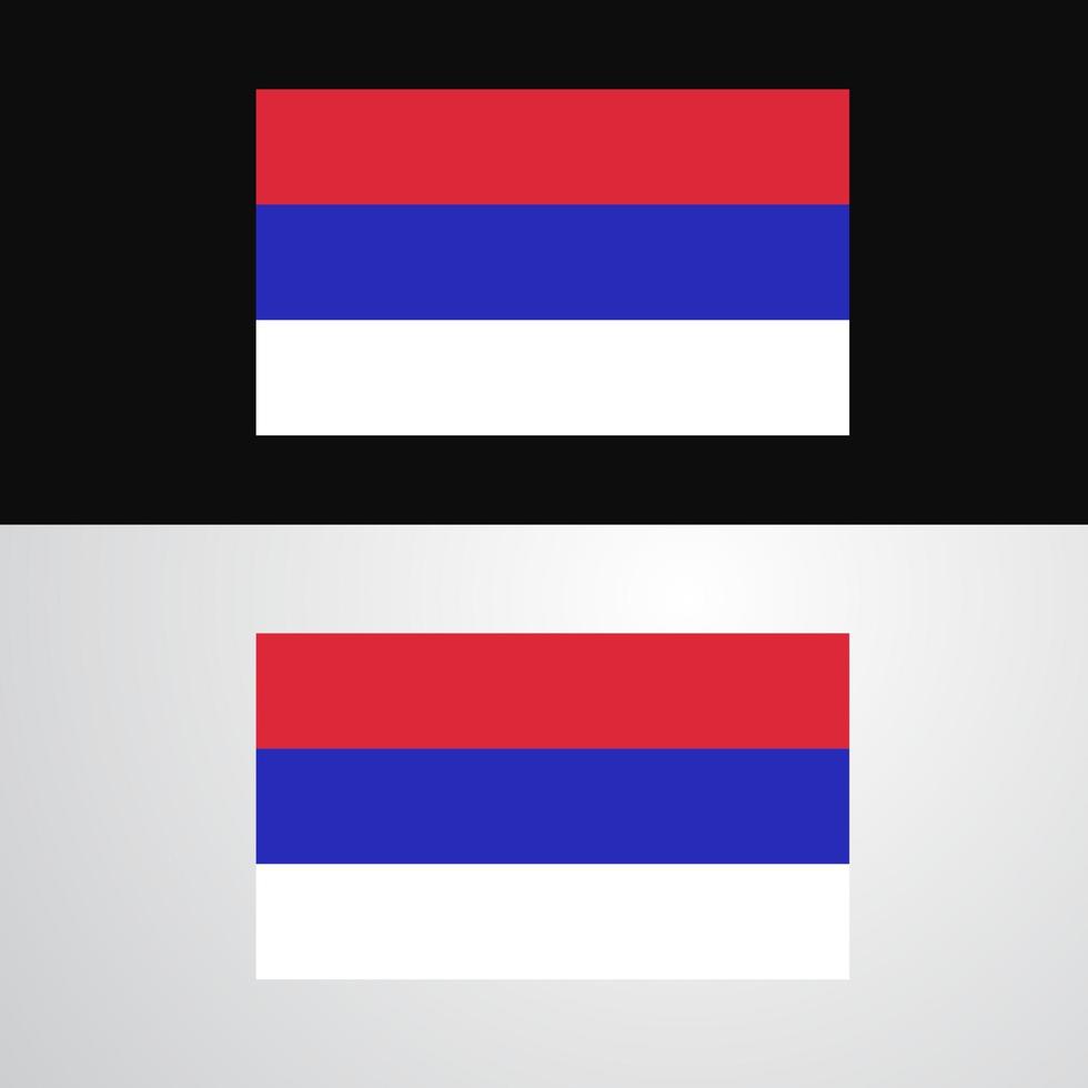 Republika Srpska Flag banner design vector