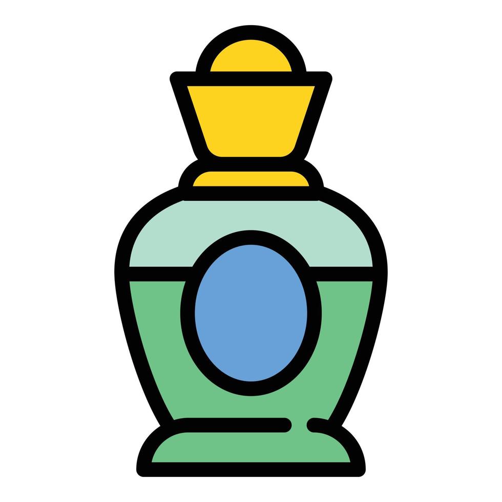 icono de perfume de sabor, estilo de esquema vector