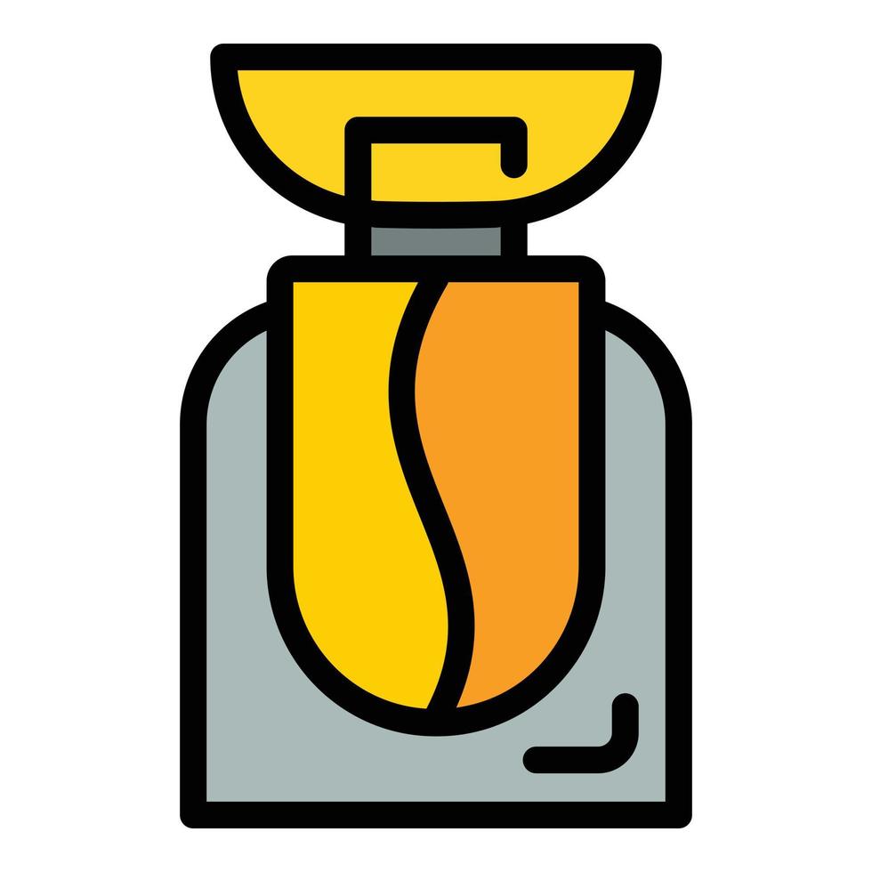 Aroma perfume icon, outline style vector