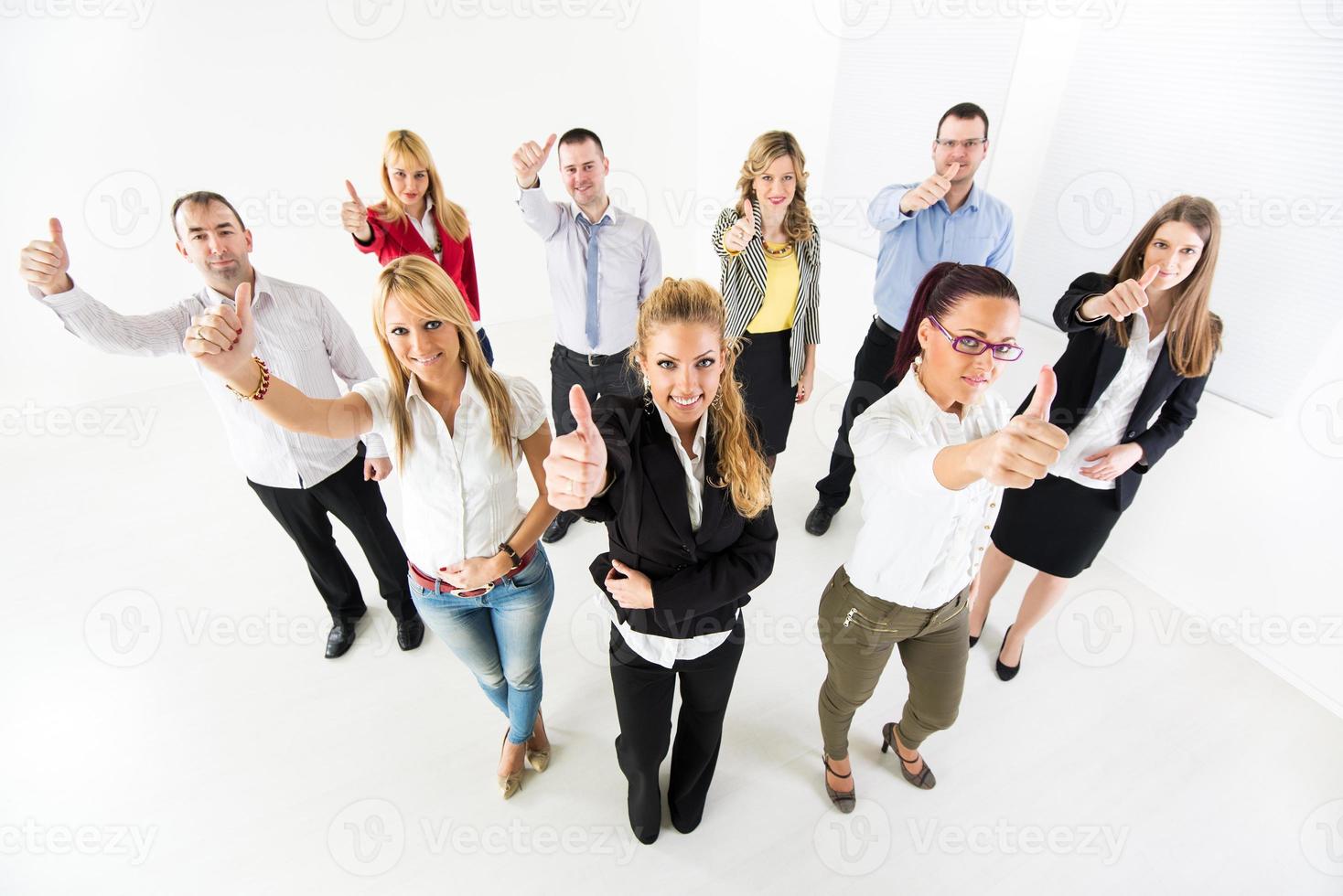 Business team Showing Thumbs Up photo