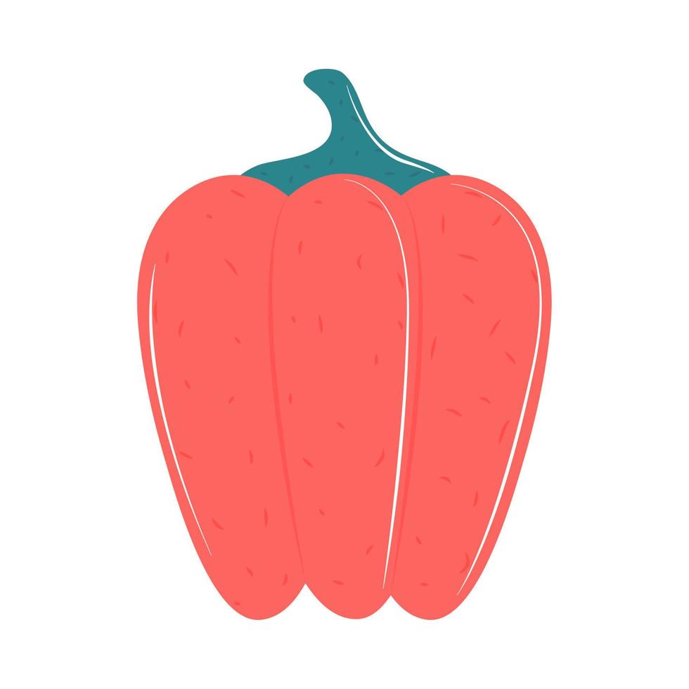 icono de vegetales de pimienta vector