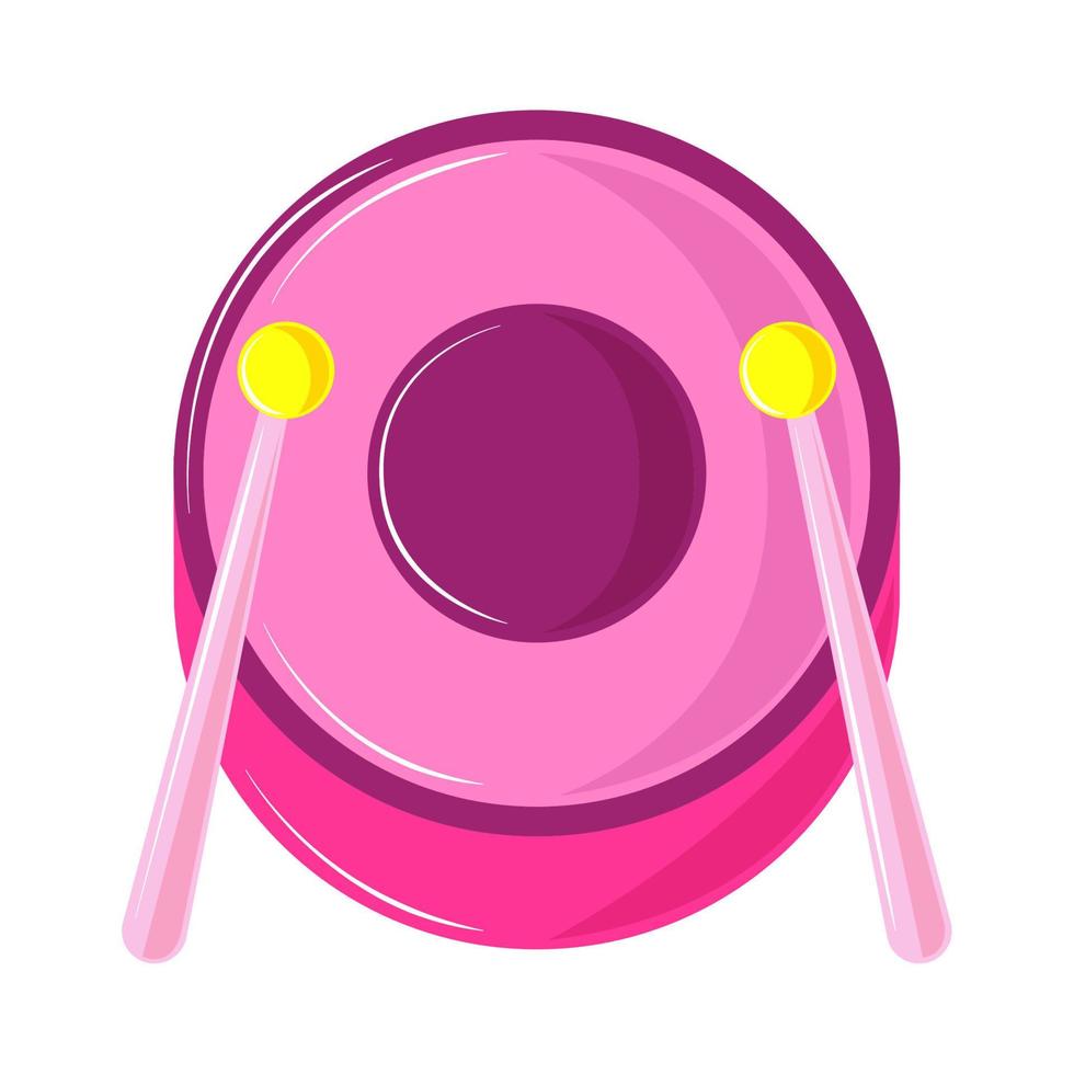 drum music instrument vector