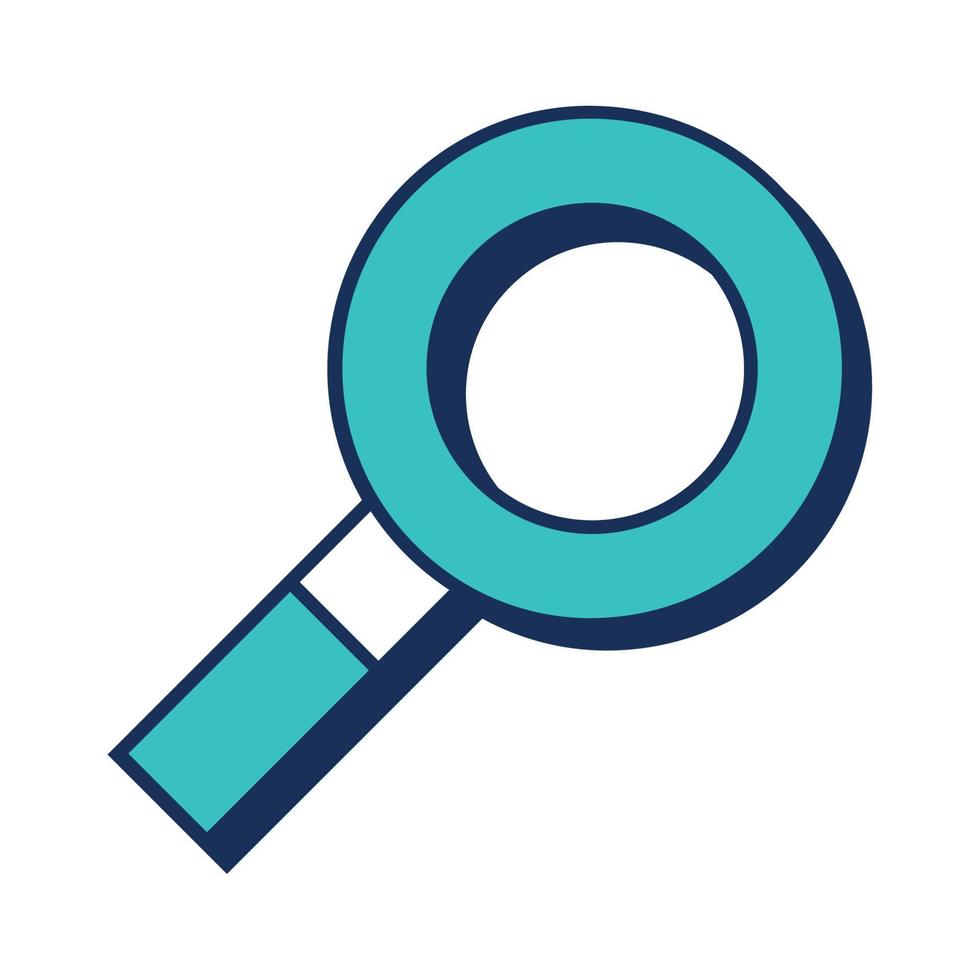 magnifying glass icon vector