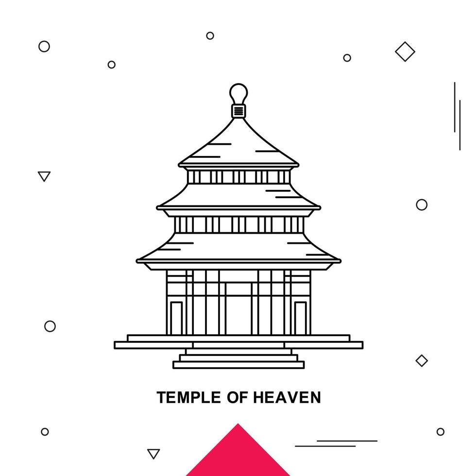 templo del Cielo vector