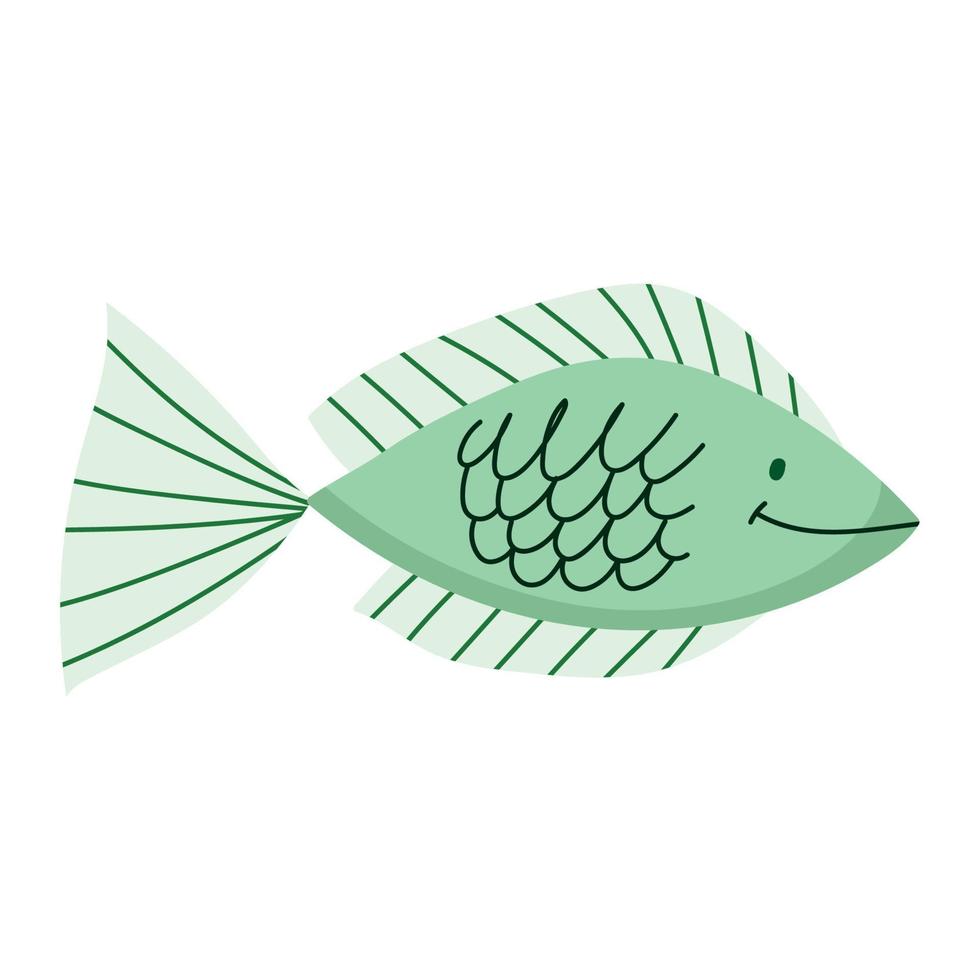 green fish sea life 14234492 Vector Art at Vecteezy