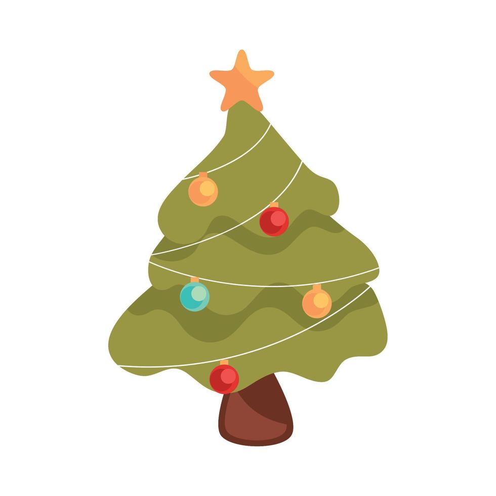 tree decoration christmas vector