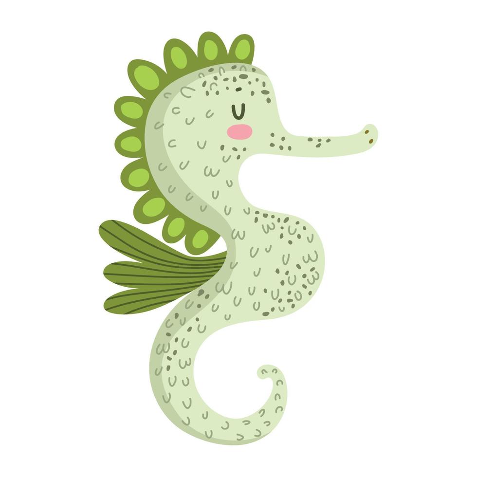 seahorse sea life vector