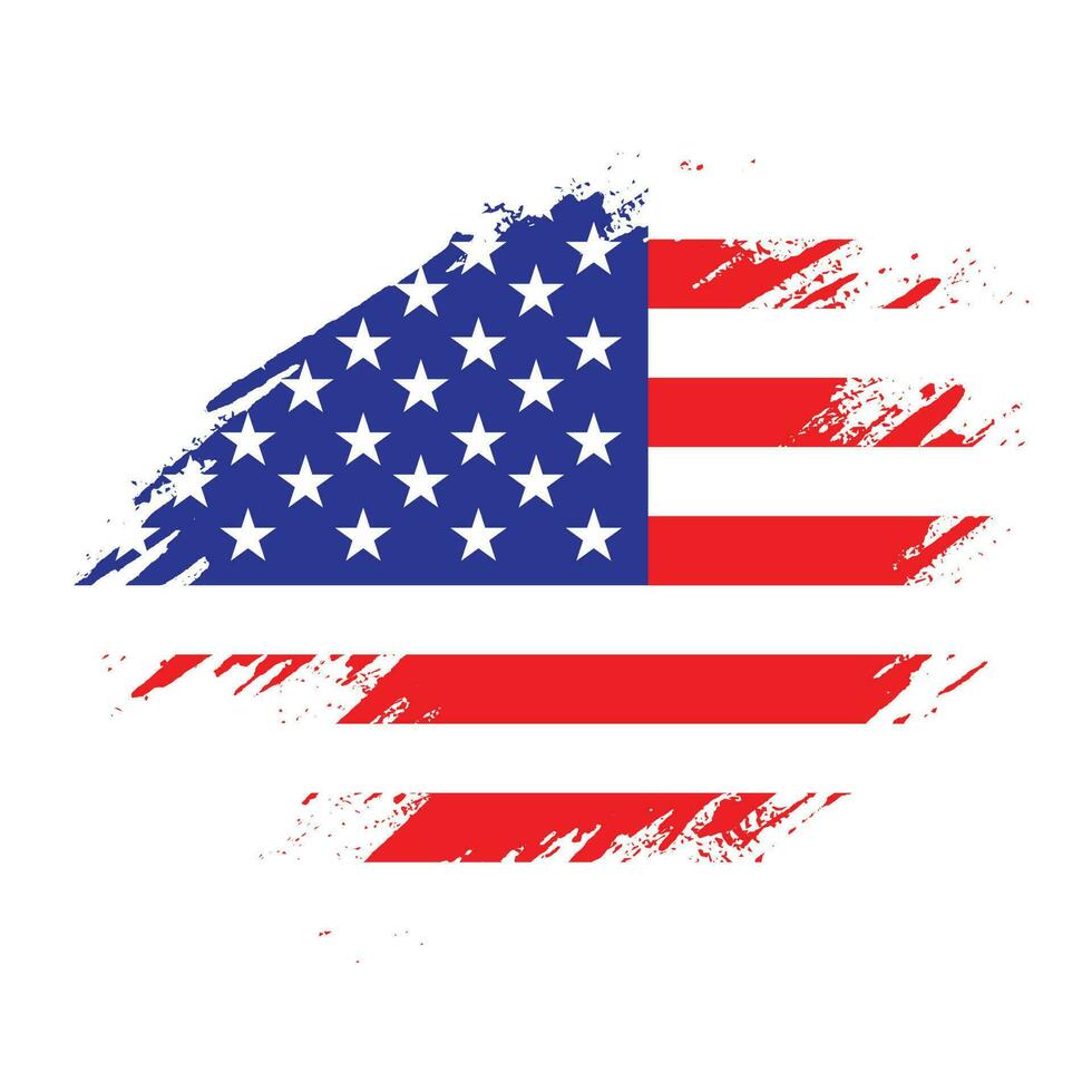 nuevo vector de bandera abstracta americana