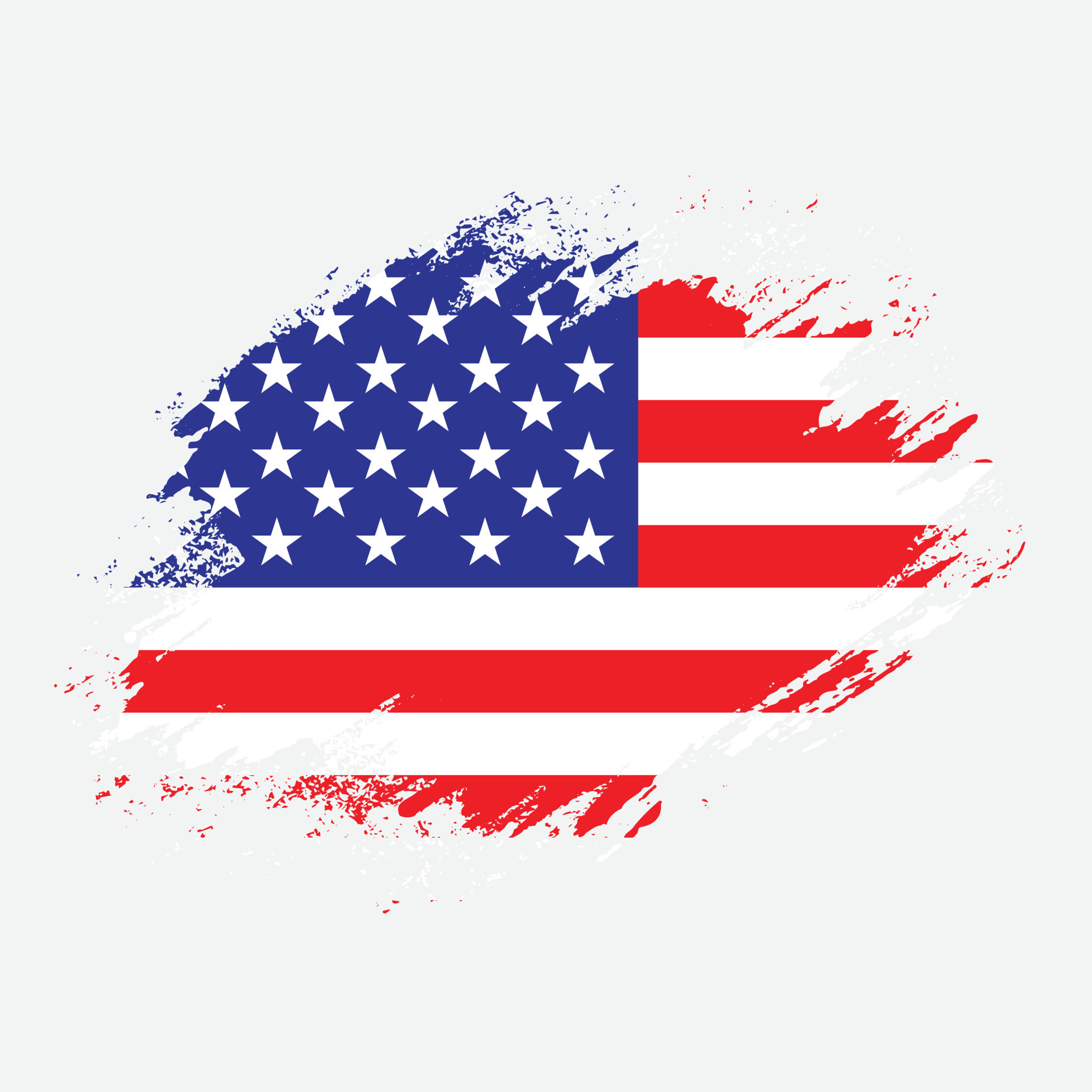 Grunge effect American flag design 14234675 Vector Art at Vecteezy