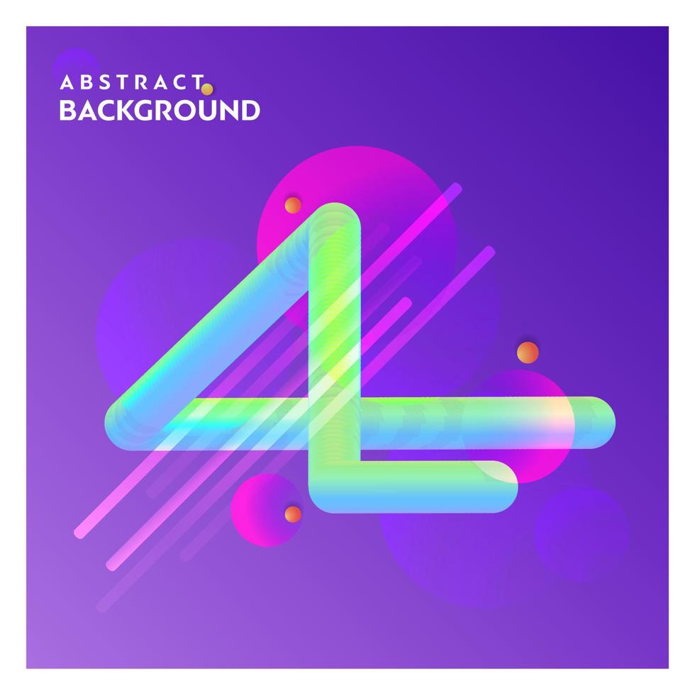 Abstract line background with purple background vector