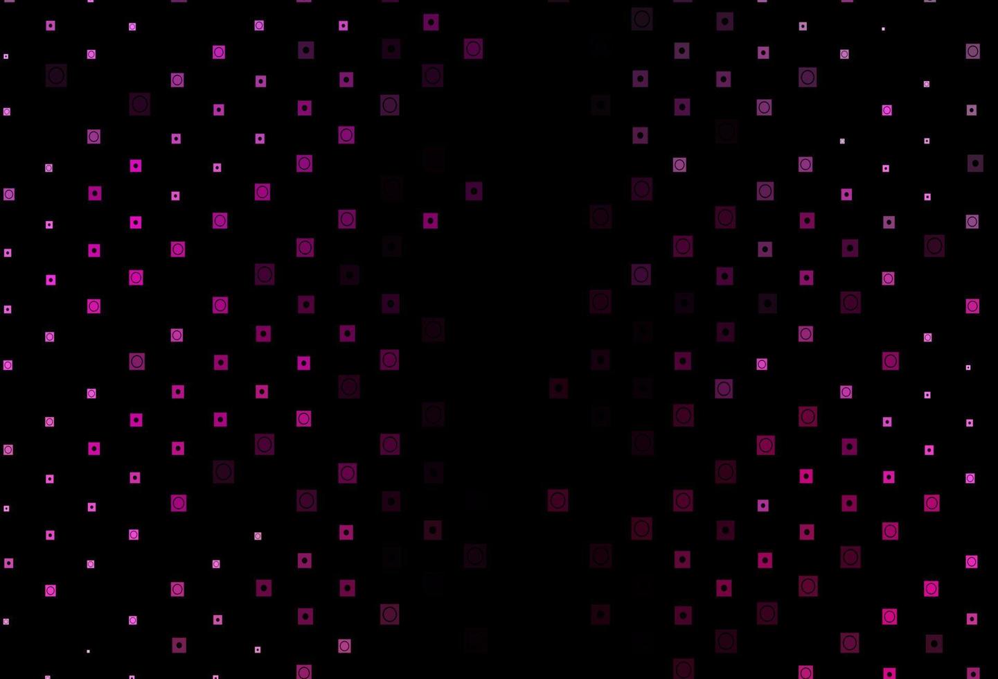 Dark Pink vector texture in rectangular, circular style.