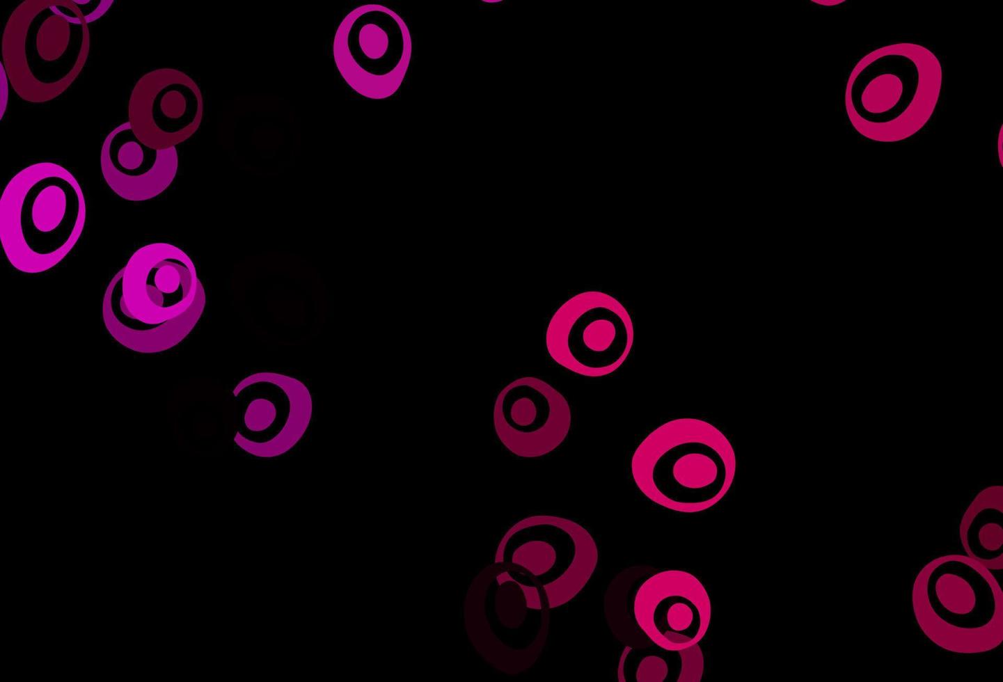 textura de vector rosa oscuro con discos.