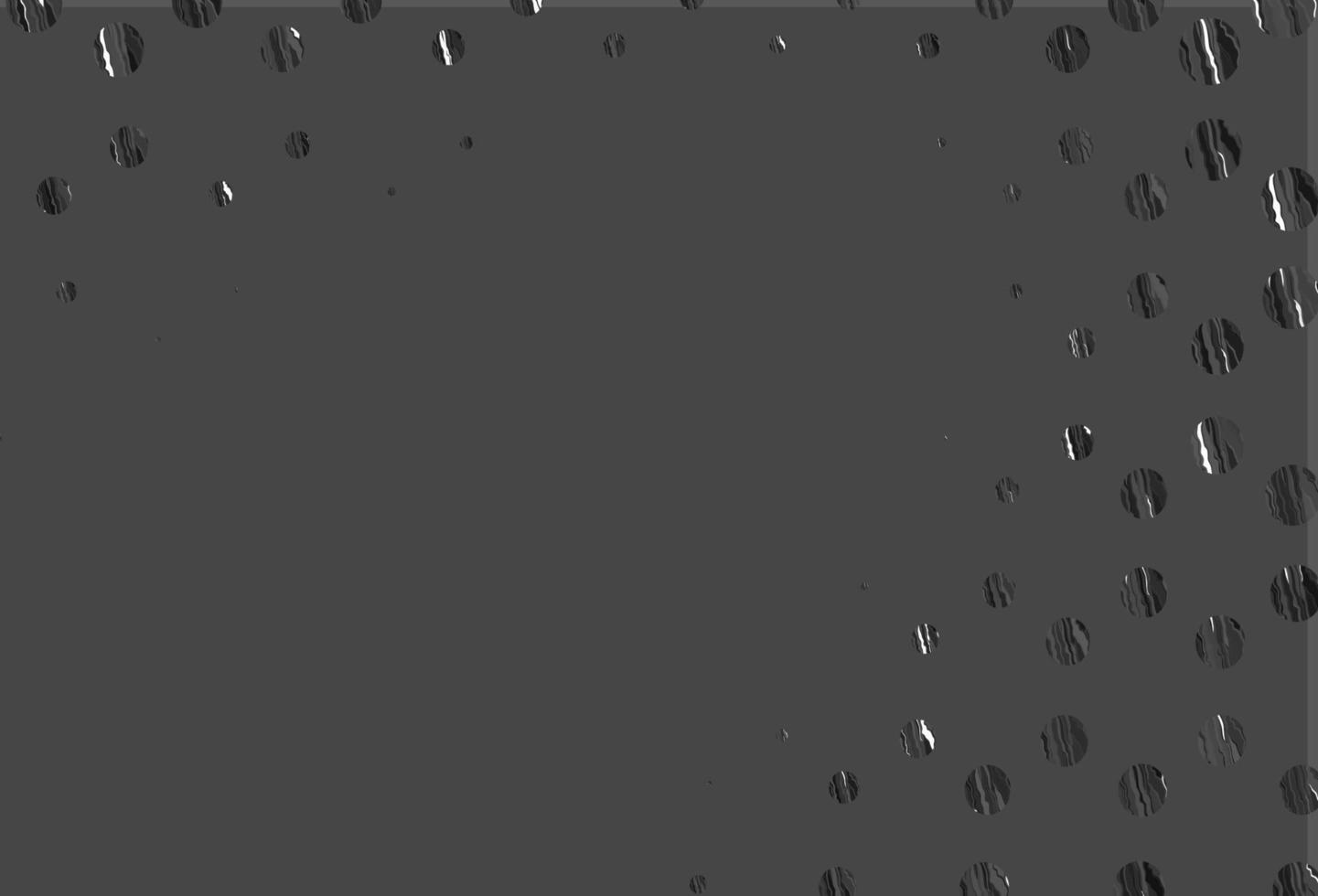 Light silver, gray vector template with circles.