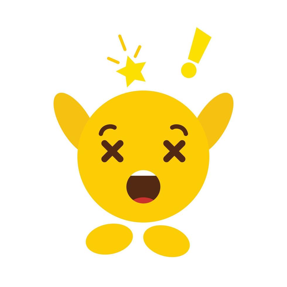 Dead Emoji icon design vector