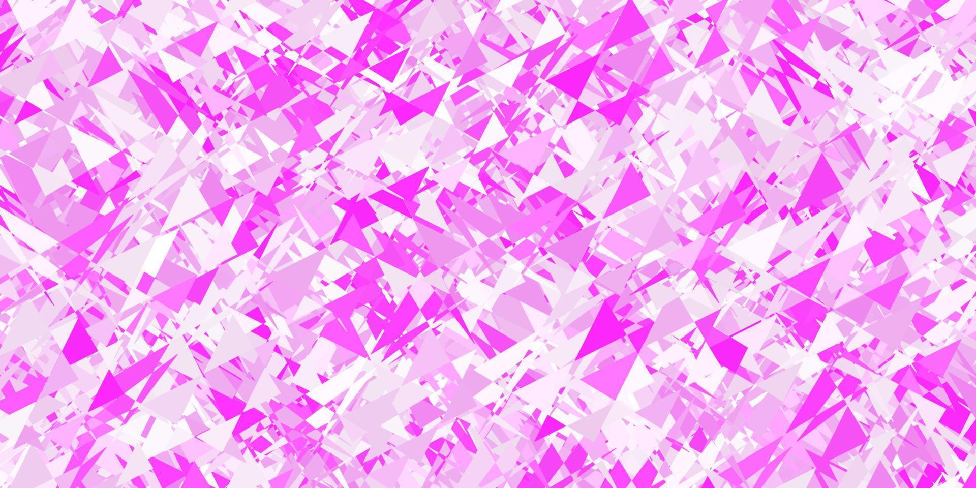 Light Pink vector background with polygonal style.