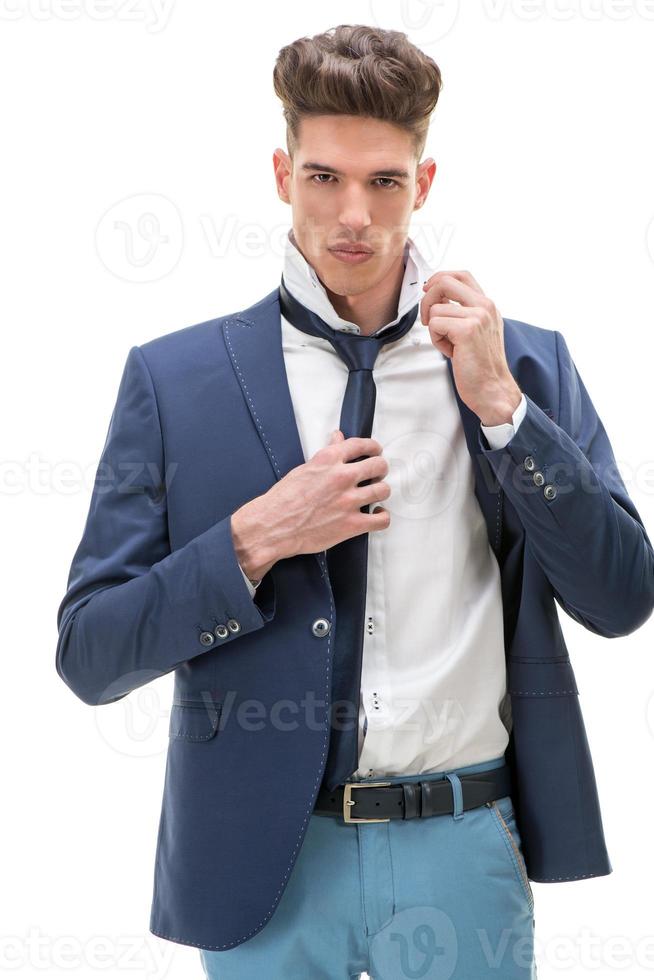 Portrait Of A Handsome Man In Suit photo