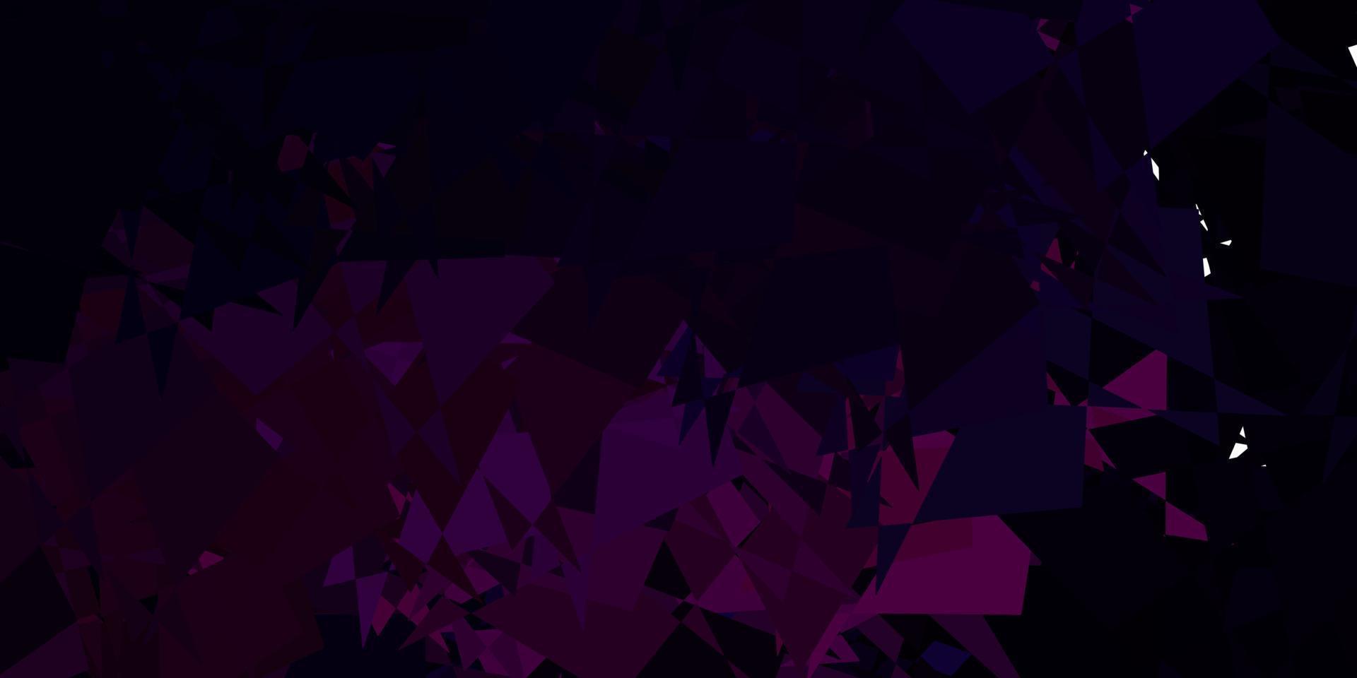 Dark pink vector backdrop with chaotic shapes.