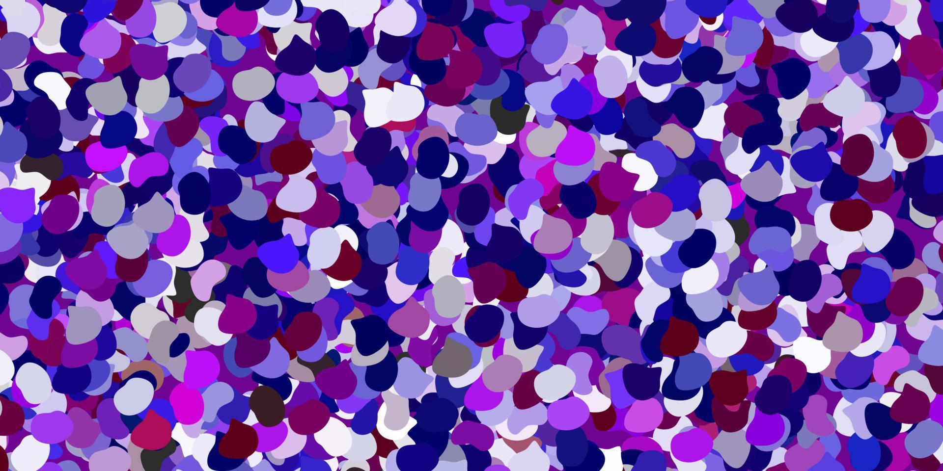 Light pink, blue vector pattern with abstract shapes.