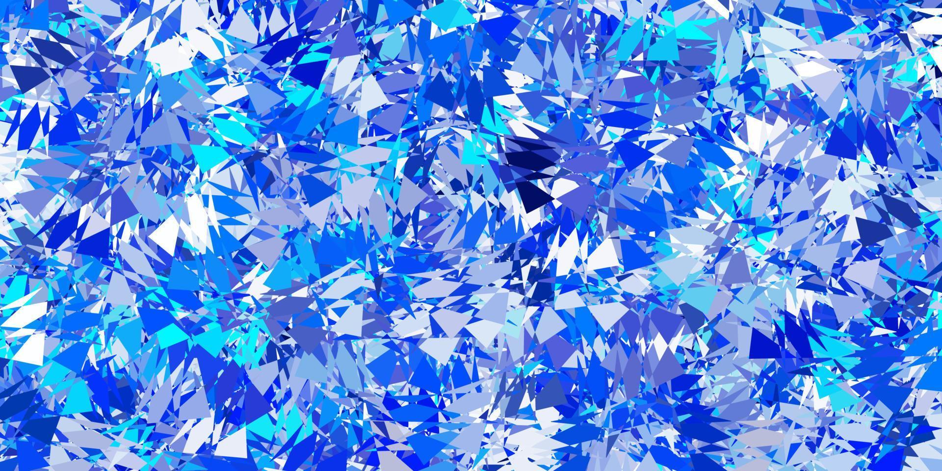Light blue vector background with polygonal forms.