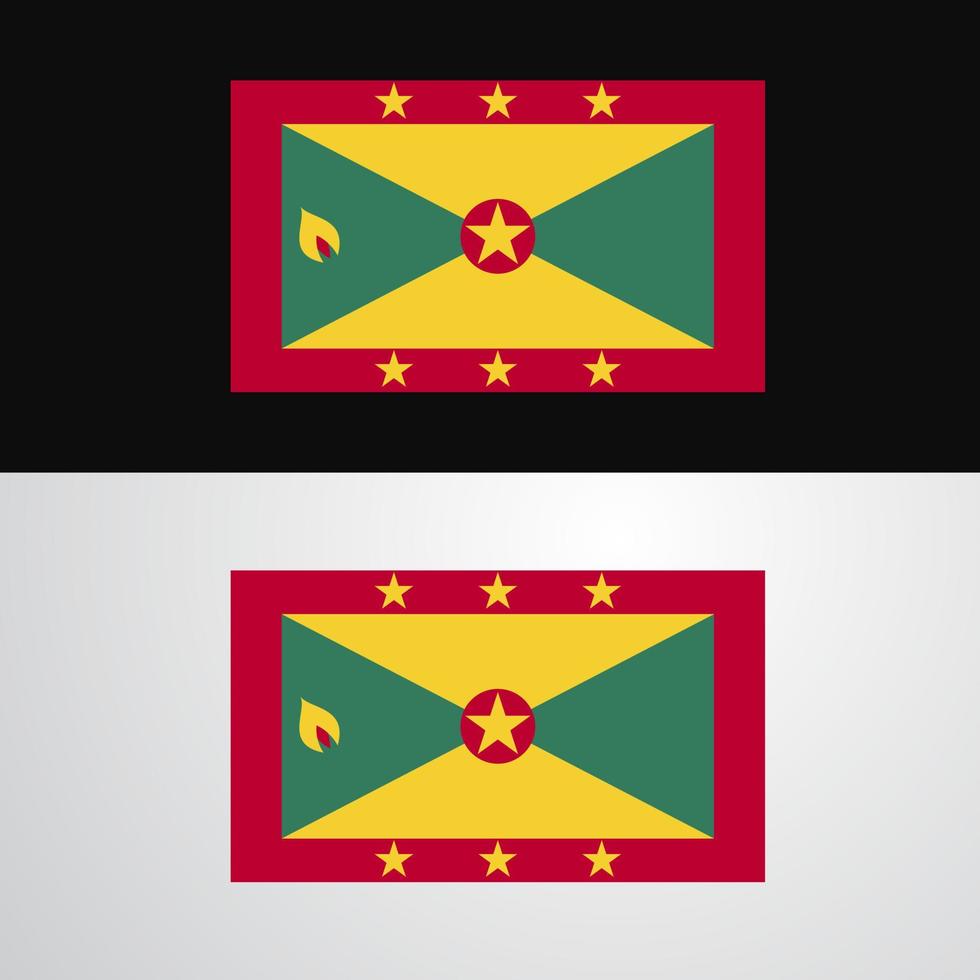Grenada Flag banner design vector