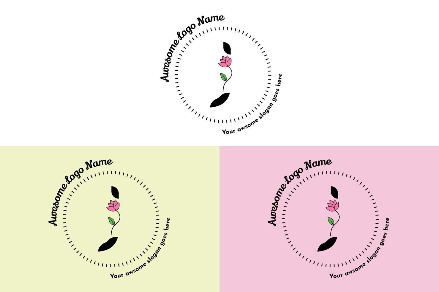 Feminine J Letter logo, modern minimalistic and floral badge templates for branding, identity, boutique, salon vector. Simple floral J Letter Logo Design Vector. vector