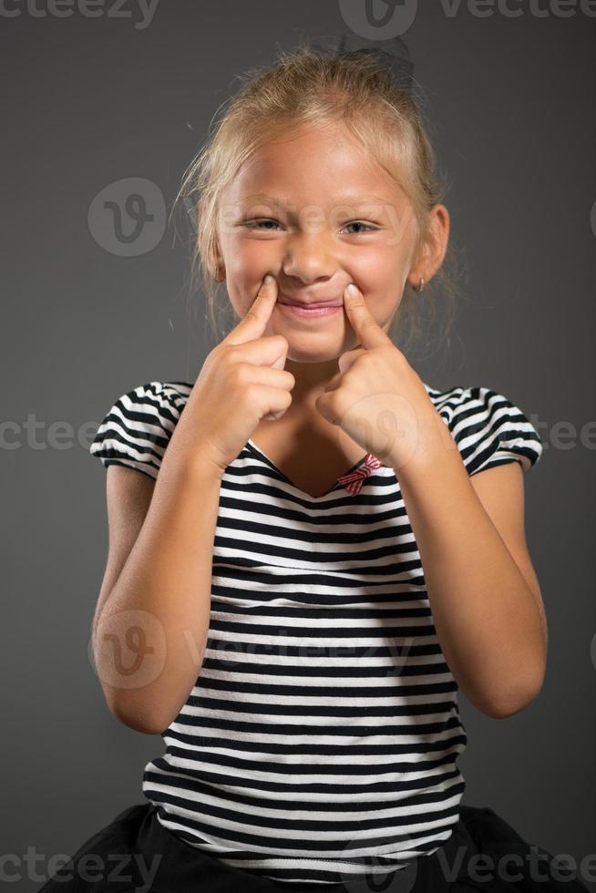 Little girl view photo