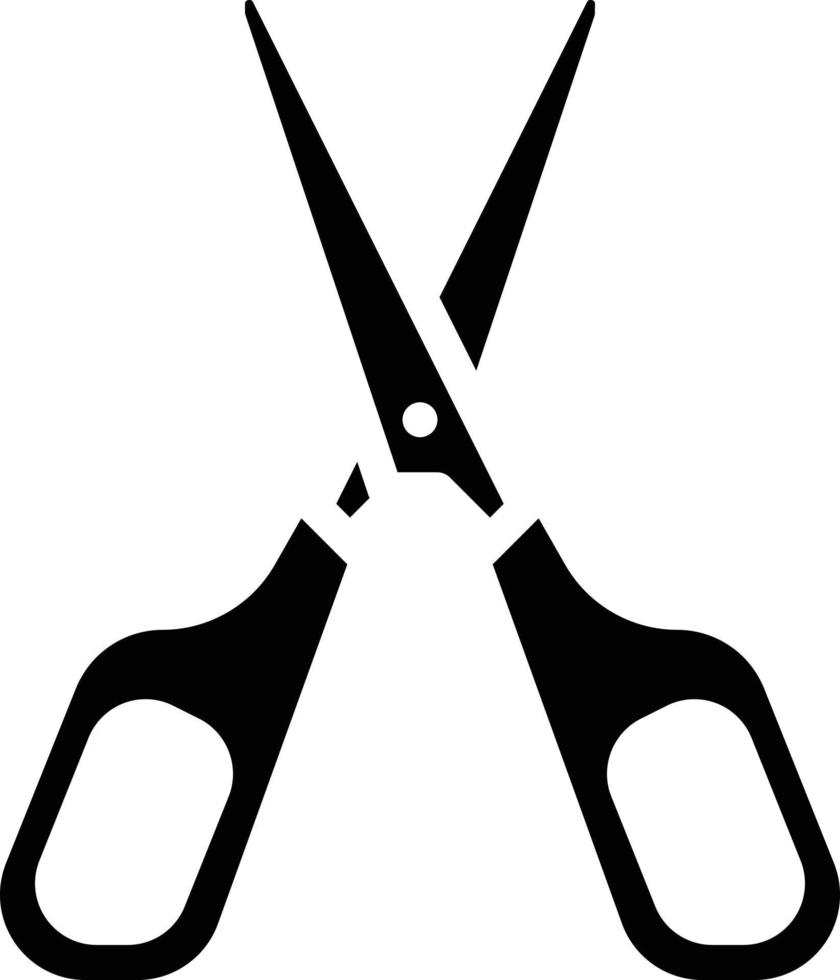 scissors tool stationery solid icon 14236437 Vector Art at Vecteezy