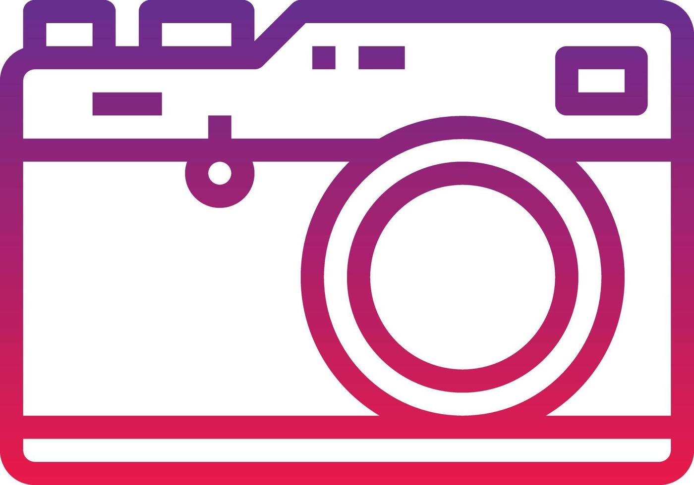 camera party digital film photograph - gradient icon vector