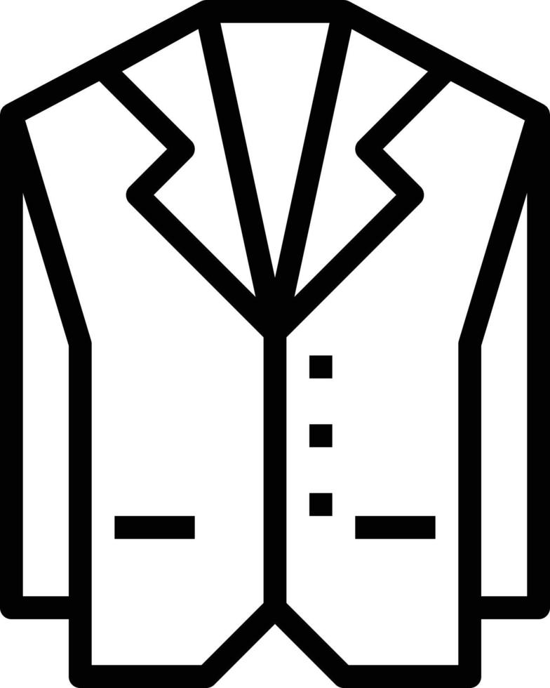 suit fashion men elegant wedding style vip tuxedo - outline icon vector