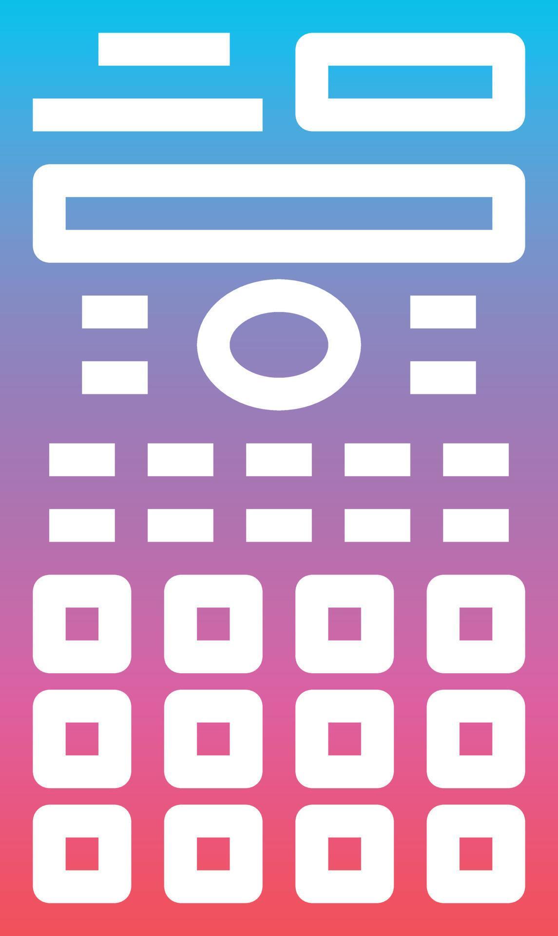 calculator digital electronic device analysis - gradient solid icon ...