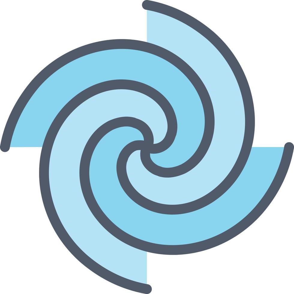 cyclone strom wind tornados - flat icon vector