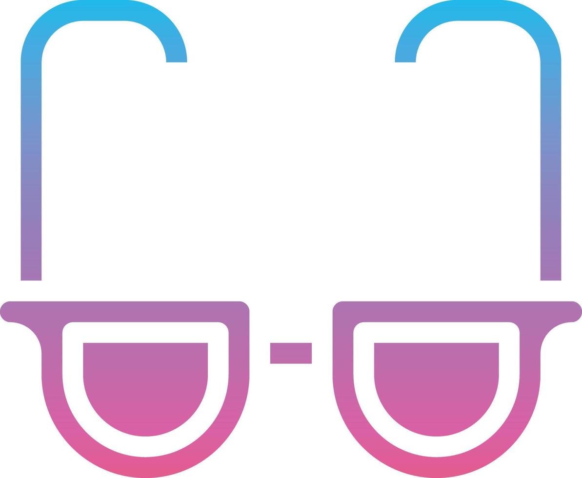 fashion vision glasses optical eyeglasses reading glasses miscellaneous ophthalmology - gradient solid icon vector