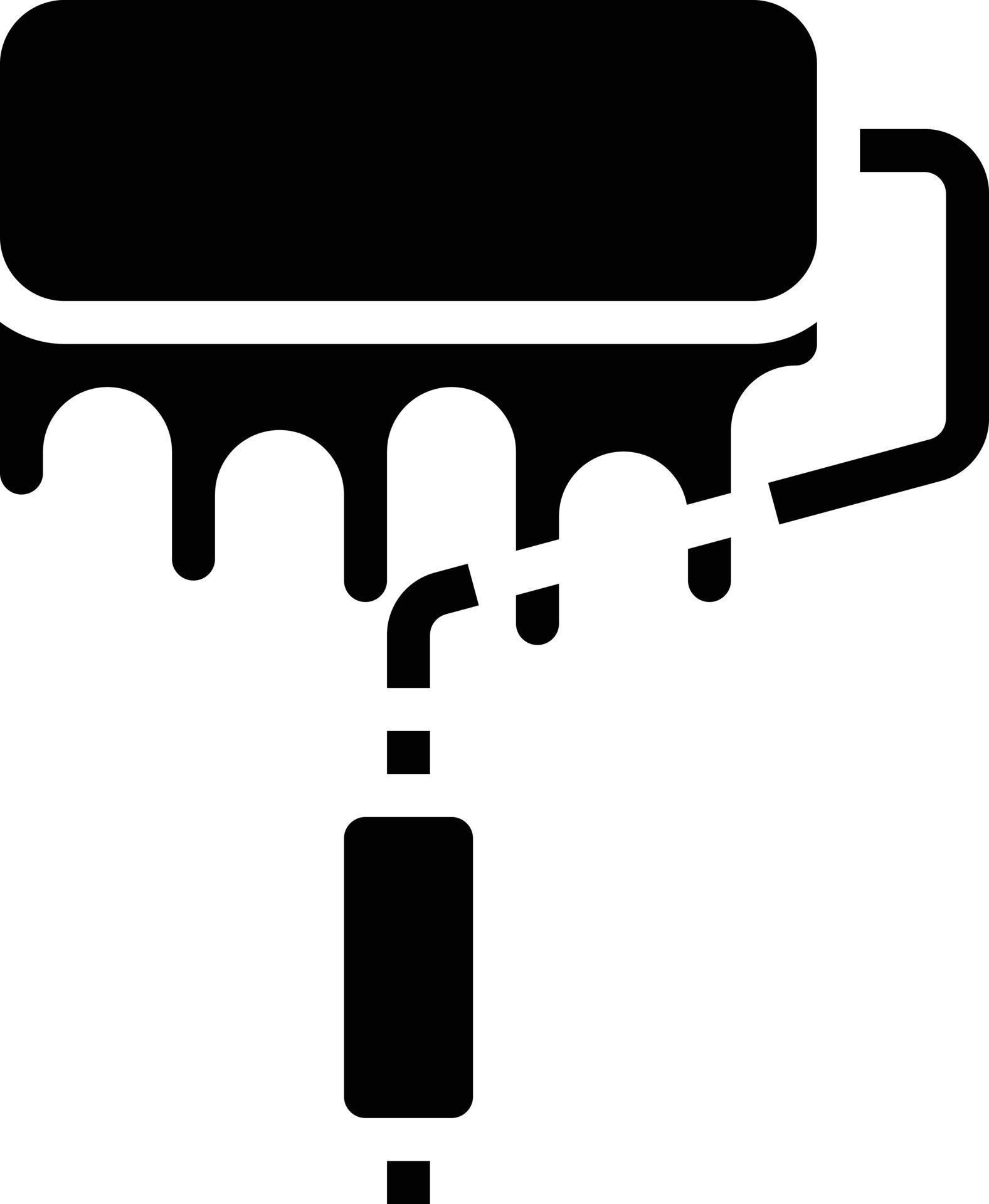 paint roller construction - solid icon 14237753 Vector Art at Vecteezy