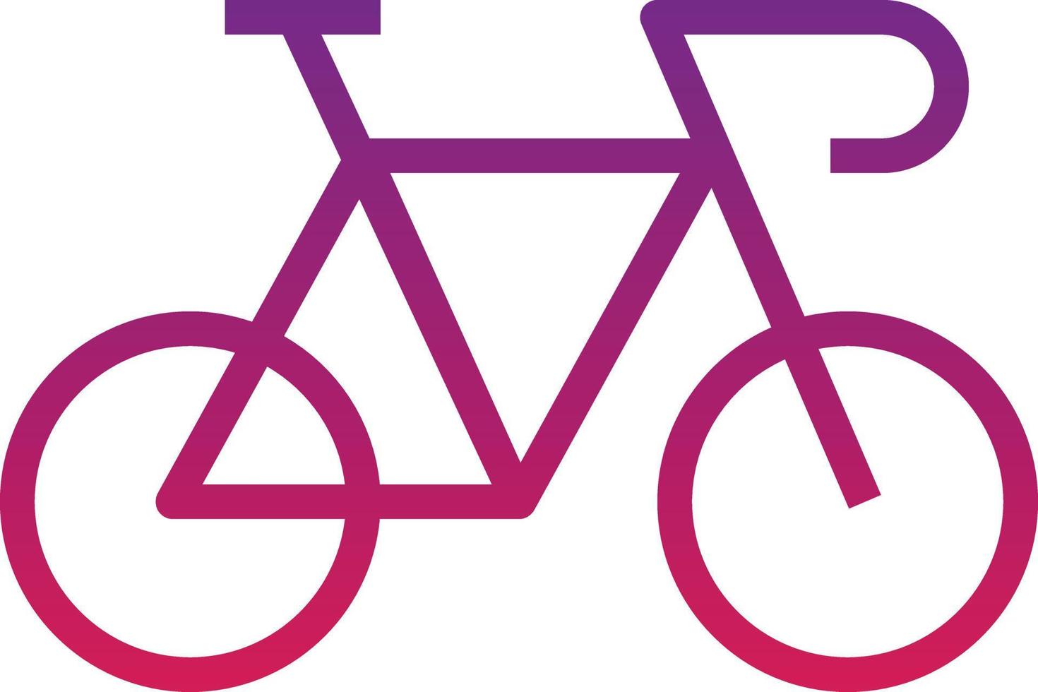 transport vehicle exercise sport bike bicycle transportation cycling - gradient icon vector