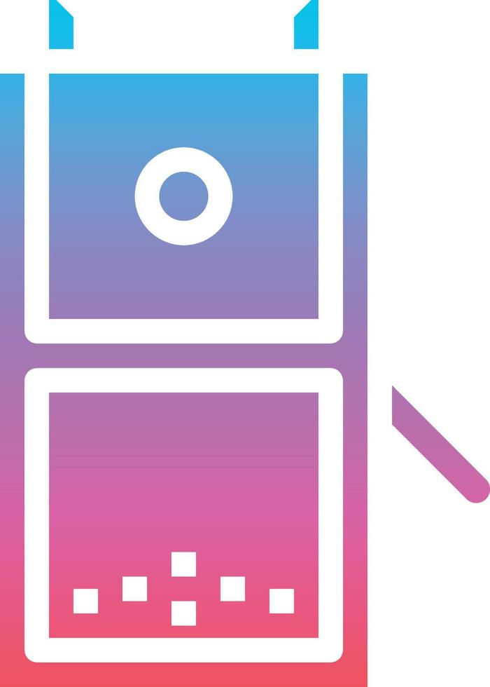 pencil shapener stationery tool - gradient solid icon vector