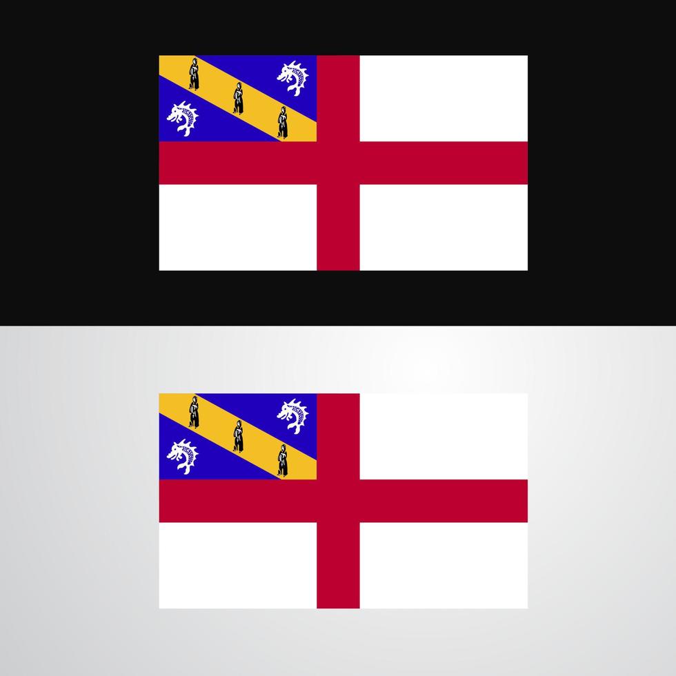 Herm Flag banner design vector