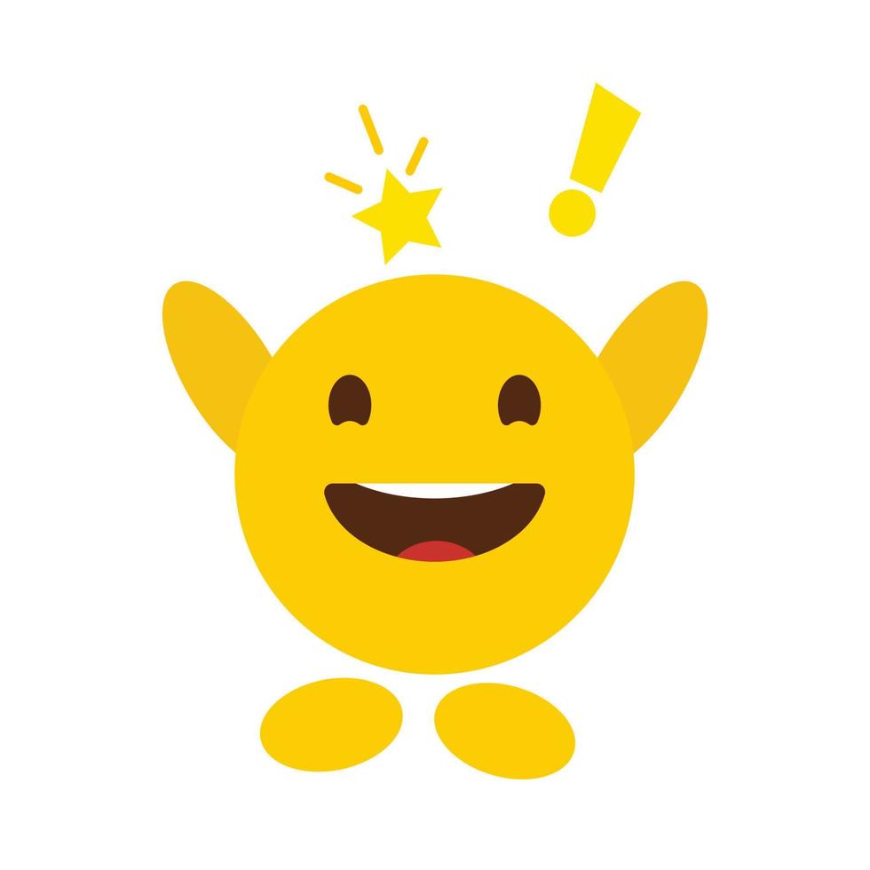 vector de diseño de icono emoji riendo