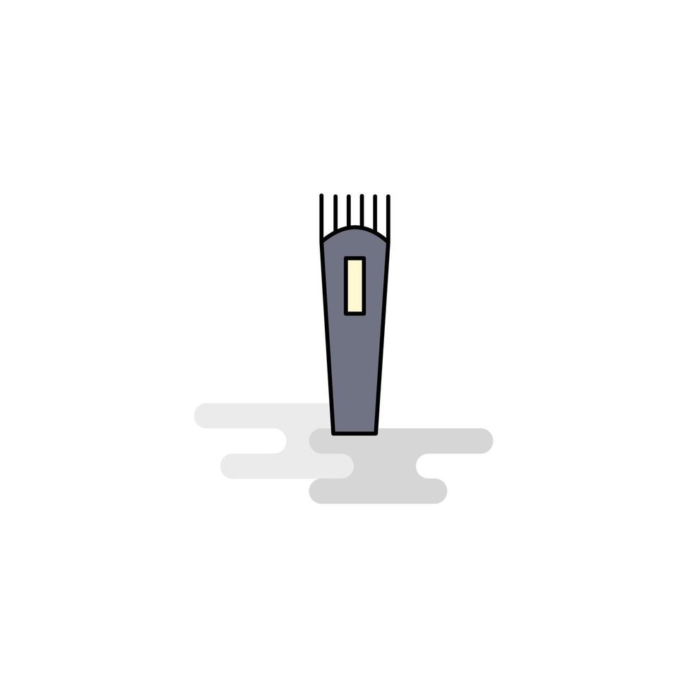 Flat Trimmer Icon Vector