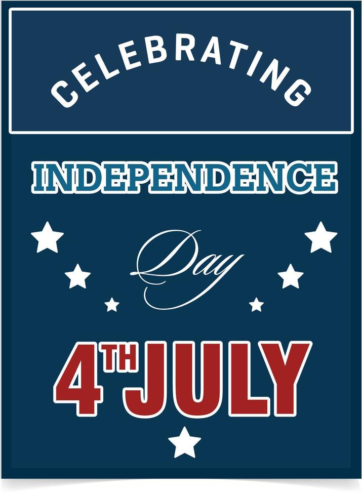 USA Indpendence day design vector